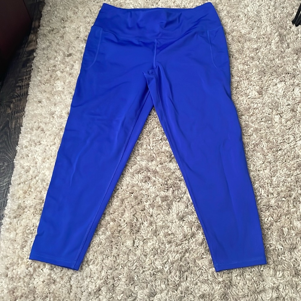 DSG blue leggings with pockets worn once